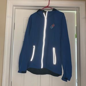 Dominos Windbreaker with Reflective Strips